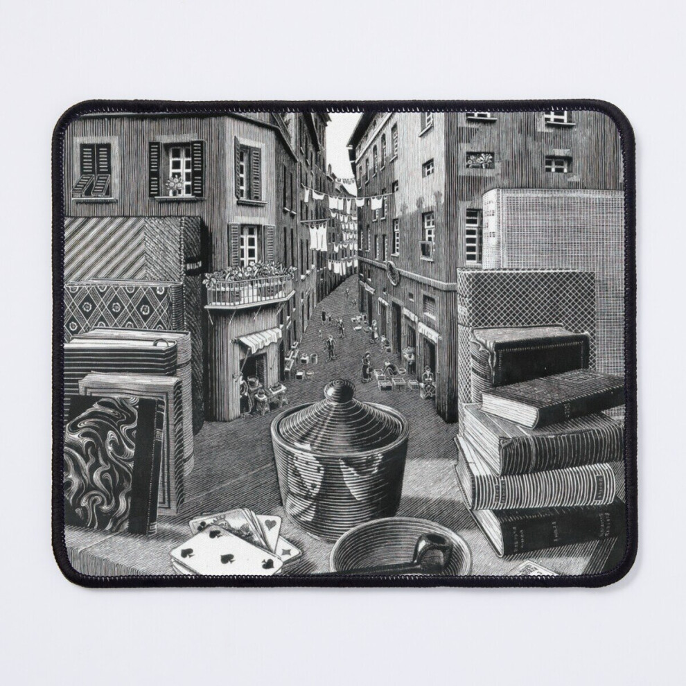 Mouse Pad Escher - Still Life And Street 11.8 X 9.8 Inch Computer Mat Gaming Office Mousepad 7802738179712