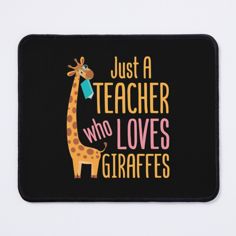 Mouse Pad Just A Teacher Who Loves Giraffes Giraffe Lover 11.8 X 9.8 Inch Computer Mat Gaming Office Mousepad 7802738155969