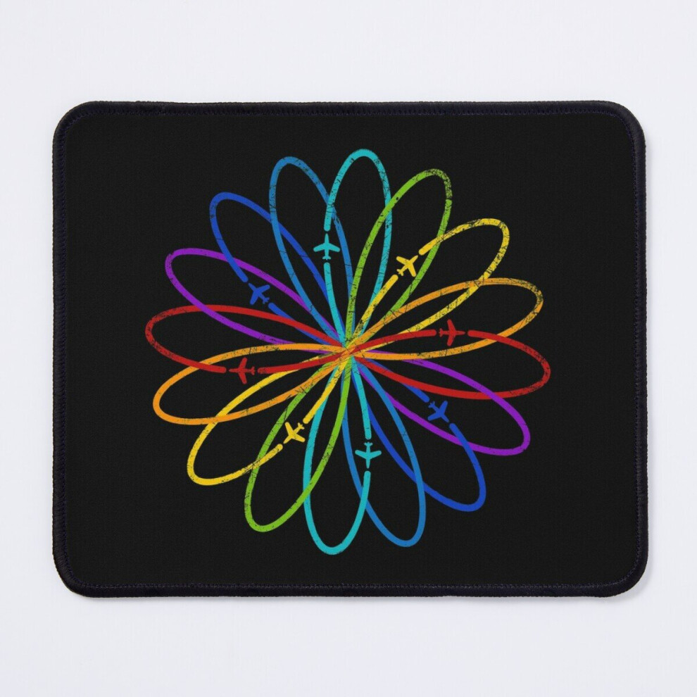 Mouse Pad Infinite Rainbow Flower Flight 11.8 X 9.8 Inch Computer Mat Gaming Office Mousepad 7802738127713