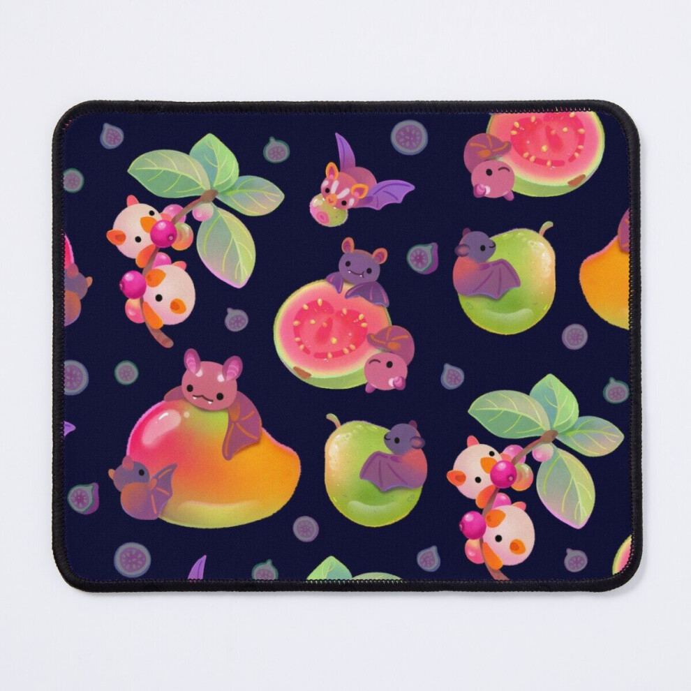 Photos - Other for Computer Mouse Pad Fruit and bat - dark 11.8 x 9.8 inch Computer Mat Gaming Office Mousepad