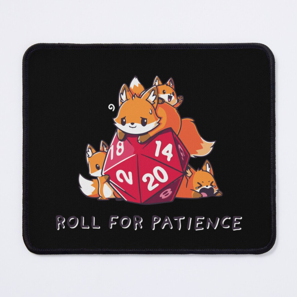 Mouse Pad Dnd Cute Animals With D20 Dice Print 11.8 X 9.8 Inch Computer Mat Gaming Office Mousepad 7802738143461