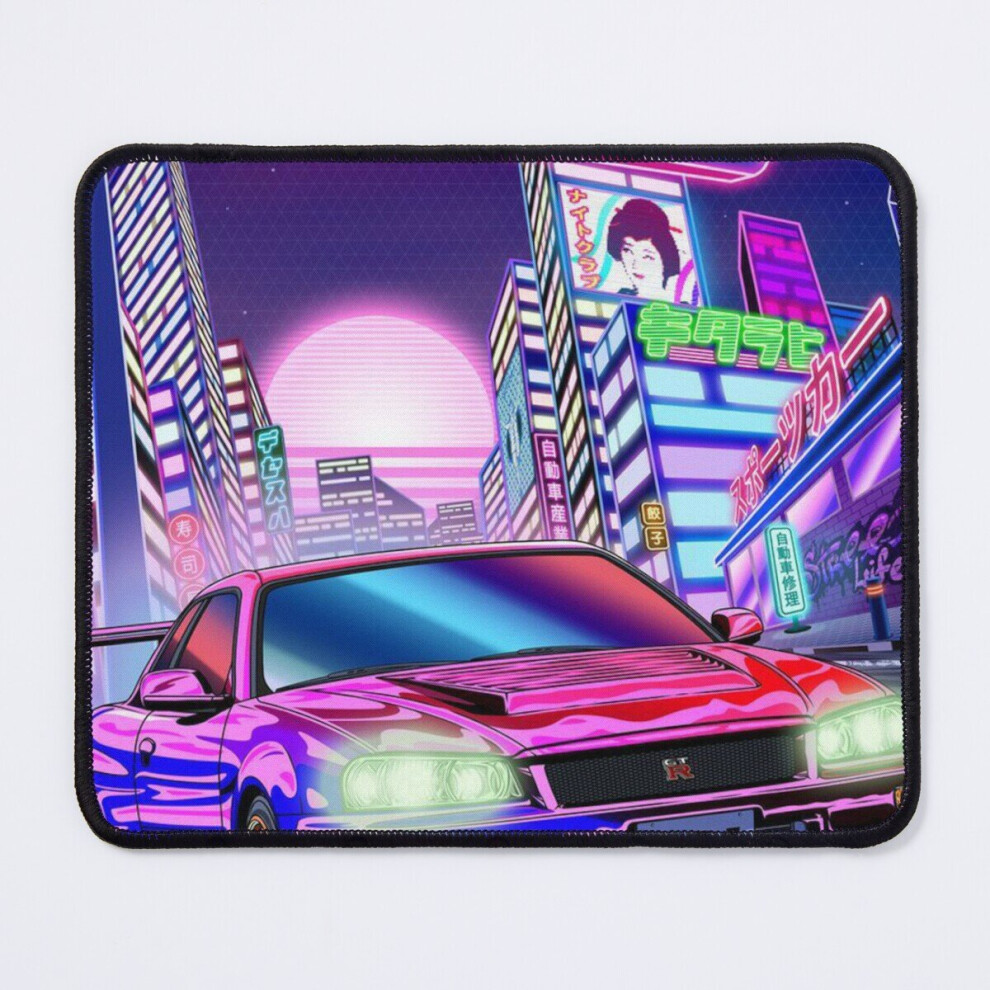 Mouse Pad Nissan Gtr R34 Neon Night 11.8 X 9.8 Inch Computer Mat Gaming Office Mousepad 7802738128222