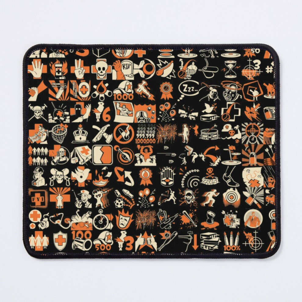 Mouse Pad Tf2 Achievements 11.8 X 9.8 Inch Computer Mat Gaming Office Mousepad 7802738108514