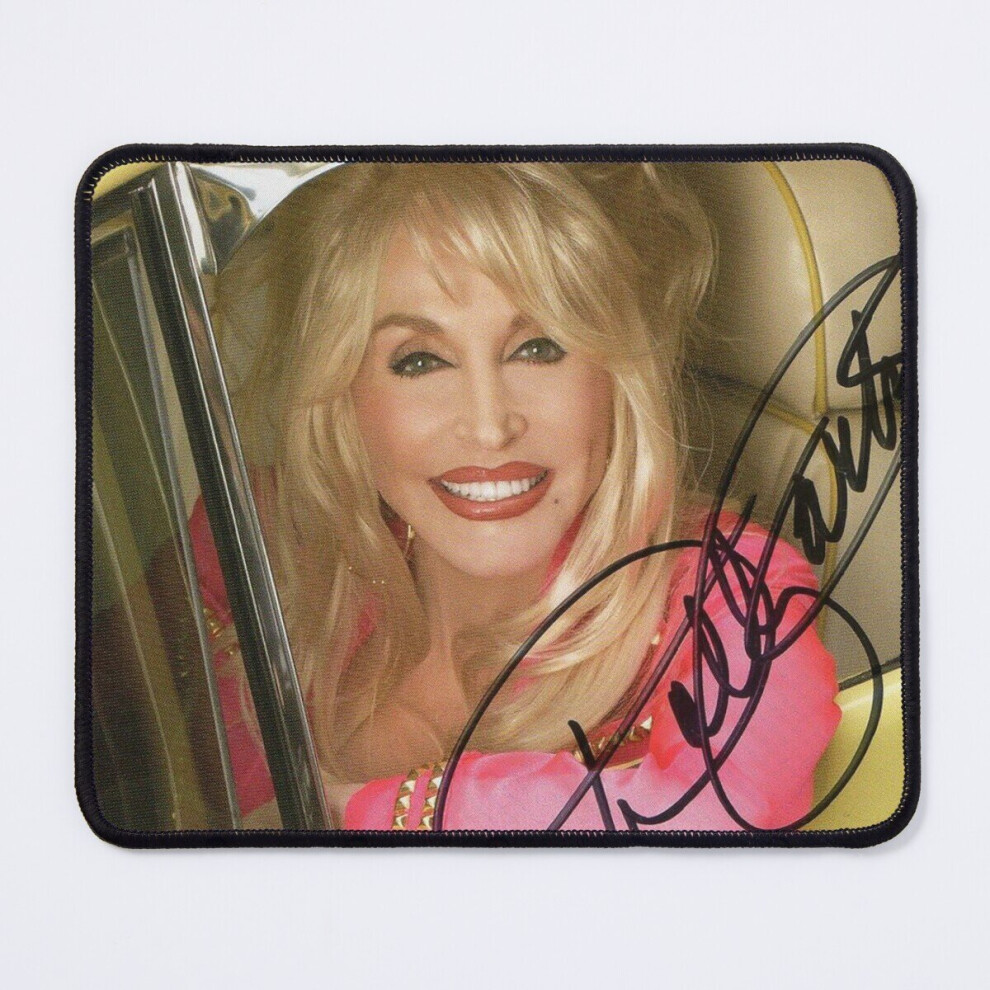 Mouse Pad Dolly Parton Signed Autograph 11.8 X 9.8 Inch Computer Mat Gaming Office Mousepad 7802738128192