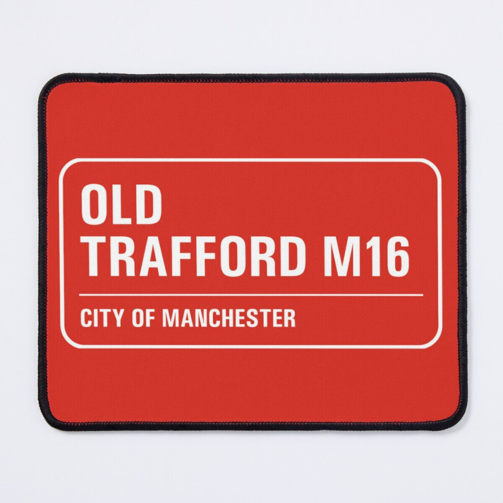 Mouse Pad Man United - Old Trafford Street Sign 11.8 x 9.8 inch Computer Mat Gaming Office Mousepad