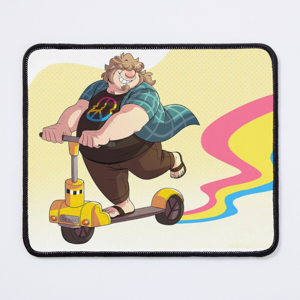 Mouse Pad Goat Scooter! 11.8 X 9.8 Inch Computer Mat Gaming Office Mousepad 7802738145335