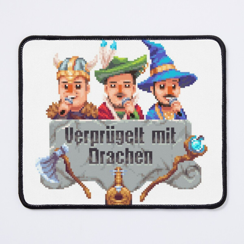 Mouse Pad Beat Up With Dragons 11.8 X 9.8 Inch Computer Mat Gaming Office Mousepad 7802738142853
