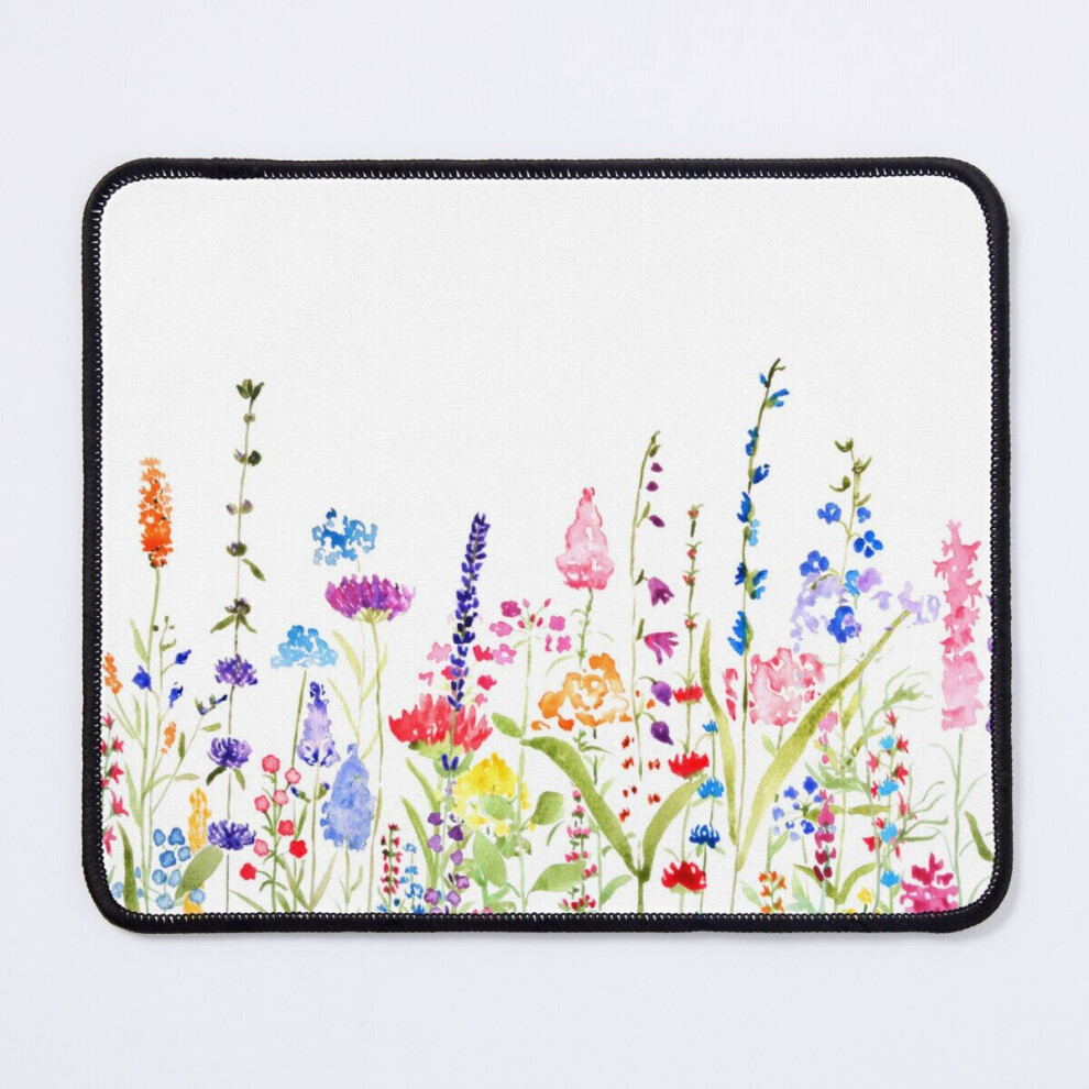 Mouse Pad Colorful Wild Flower Field 11.8 X 9.8 Inch Computer Mat Gaming Office Mousepad 7802738203608