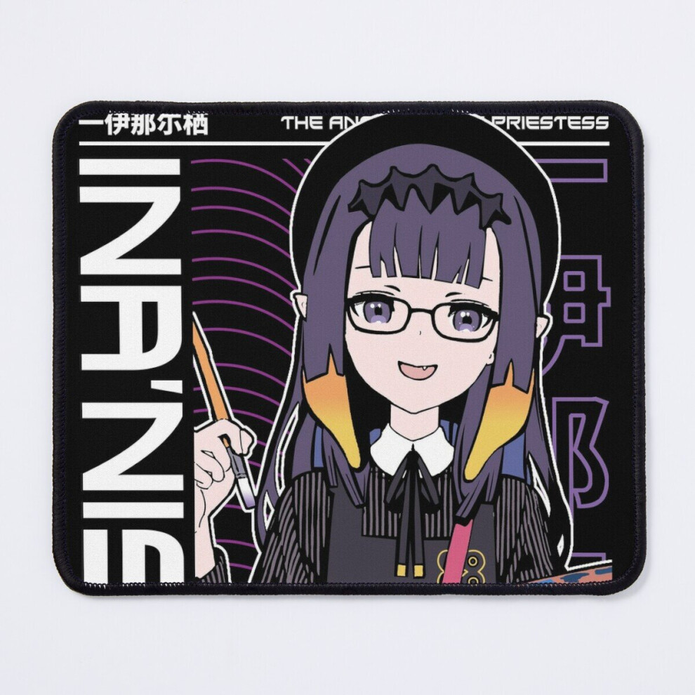 Mouse Pad Hololive En Painting With Ina 11.8 X 9.8 Inch Computer Mat Gaming Office Mousepad 7802738125689