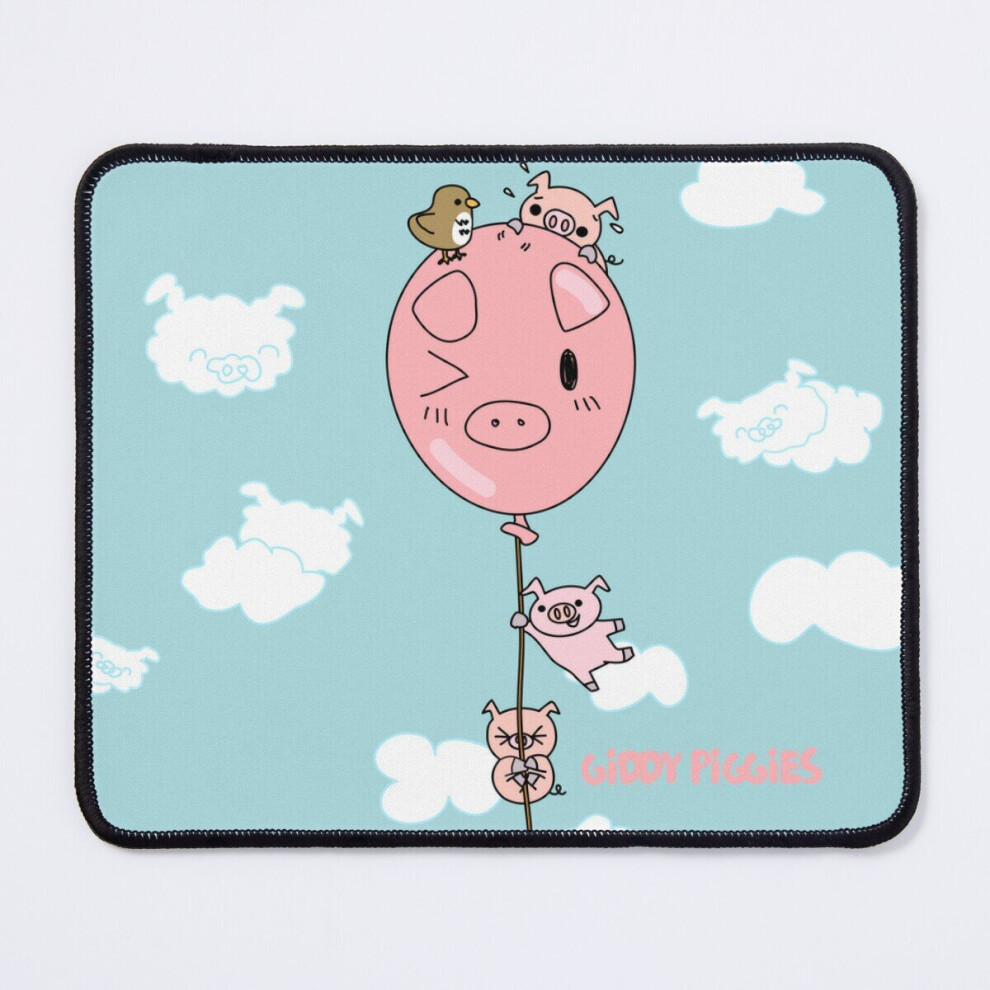 Mouse Pad Giddy Piggies Balloon Ride 11.8 X 9.8 Inch Computer Mat Gaming Office Mousepad 7802738112702