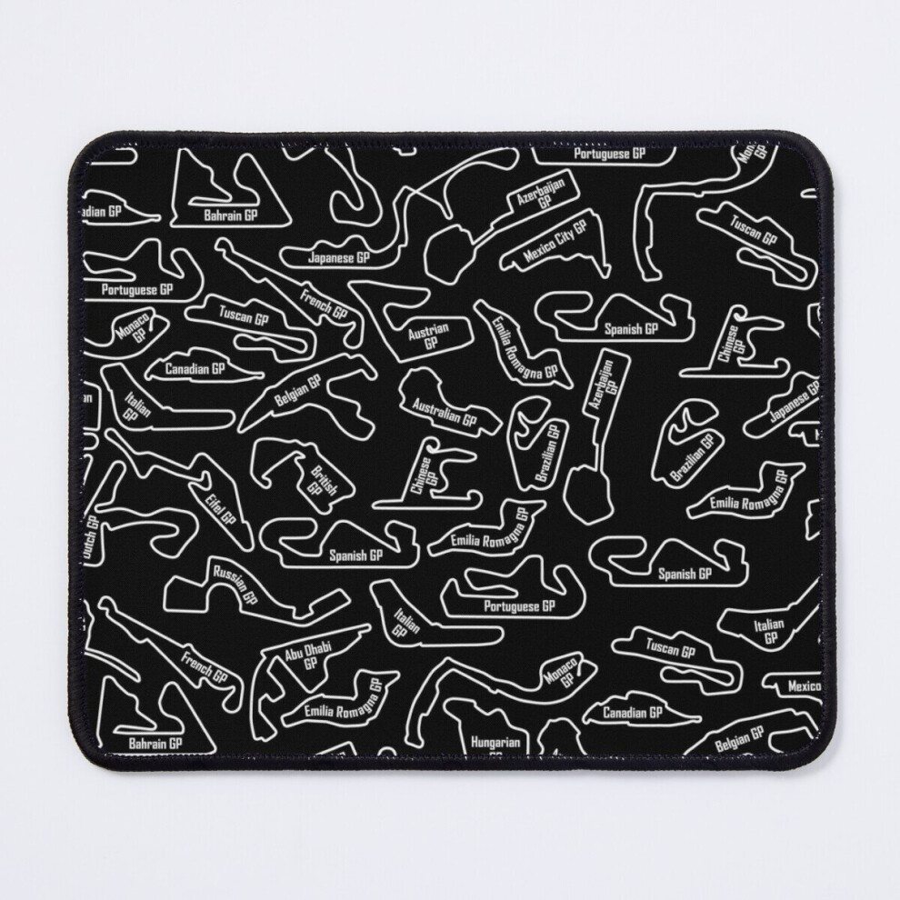 Mouse Pad Race Circuits - Pattern 11.8 X 9.8 Inch Computer Mat Gaming Office Mousepad 7802738115673
