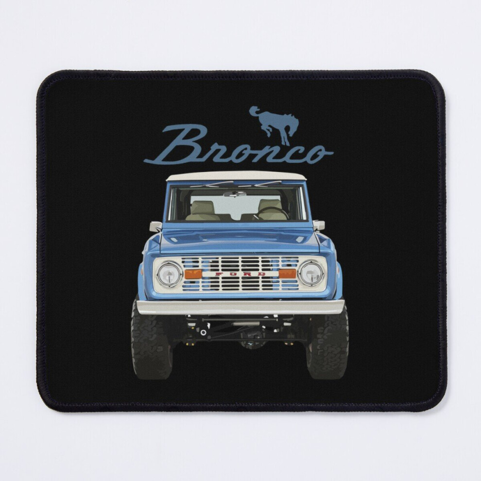 Mouse Pad 1975 Ford Bronco 11.8 X 9.8 Inch Computer Mat Gaming Office Mousepad Blue 7802738199253