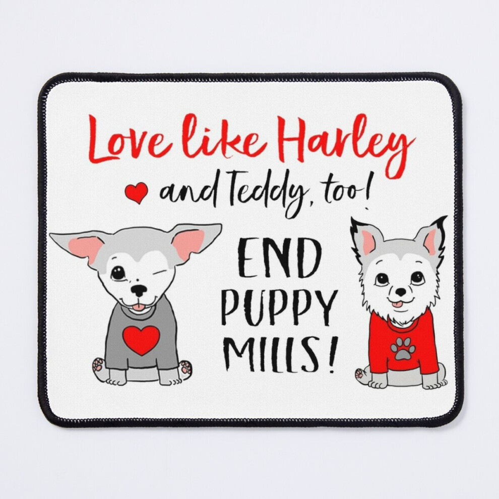 Mouse Pad Love Like Harley Teddy, Too! 11.8 X 9.8 Inch Computer Mat Gaming Office Mousepad 7802738125702