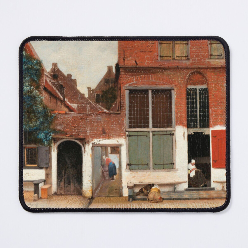 Mouse Pad The Little Street - Johannes Vermeer 11.8 X 9.8 Inch Computer Mat Gaming Office Mousepad 7802738153316