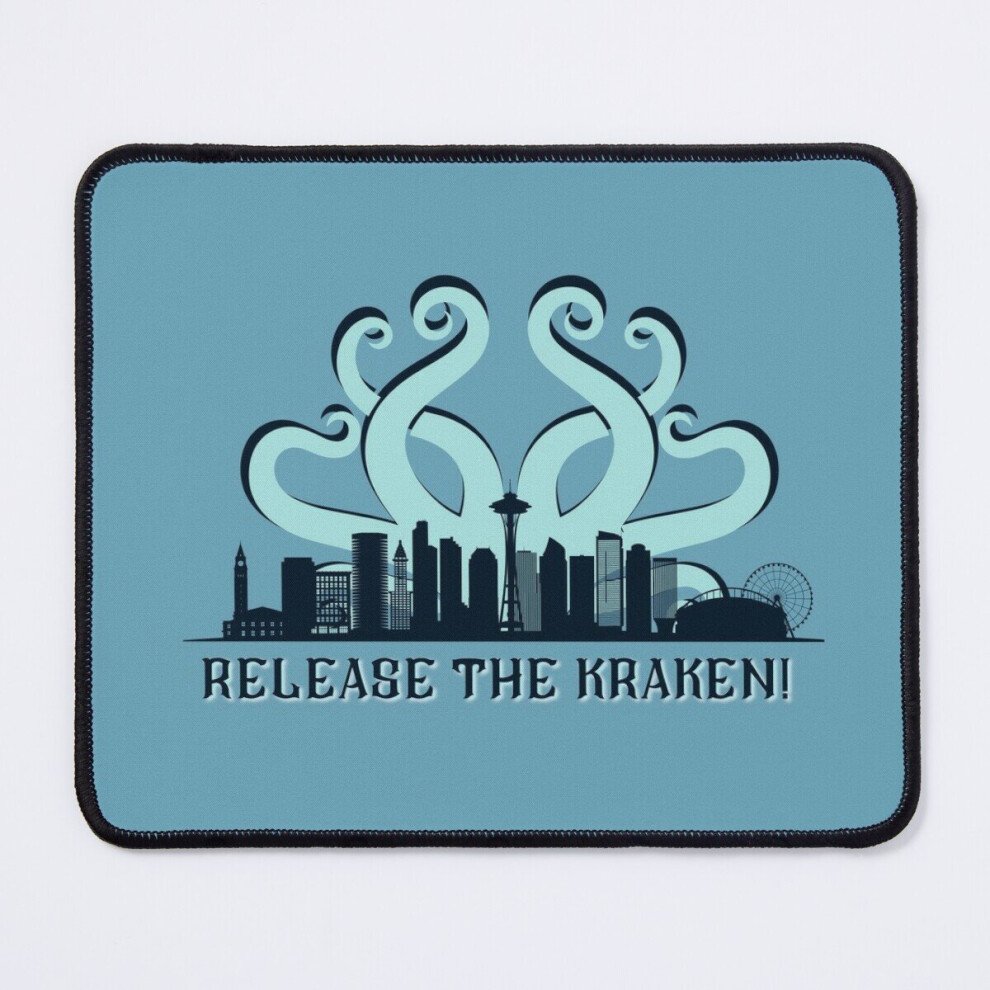 Mouse Pad Seattle Kraken, Release The Kraken Version 3 11.8 X 9.8 Inch Computer Mat Gaming Office Mousepad 7802738144284