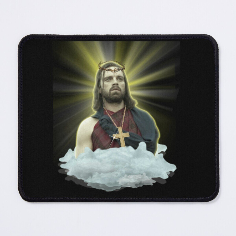 Mouse Pad Sebastian Stan As Jesus - Bucky Barnes 11.8 X 9.8 Inch Computer Mat Gaming Office Mousepad 7802738158168