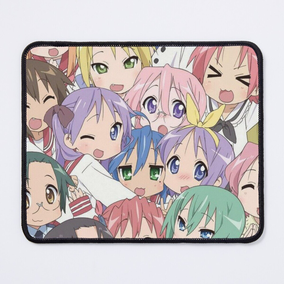 Mouse Pad Lucky Star - Cast Poster 11.8 X 9.8 Inch Computer Mat Gaming Office Mousepad 7802738193961