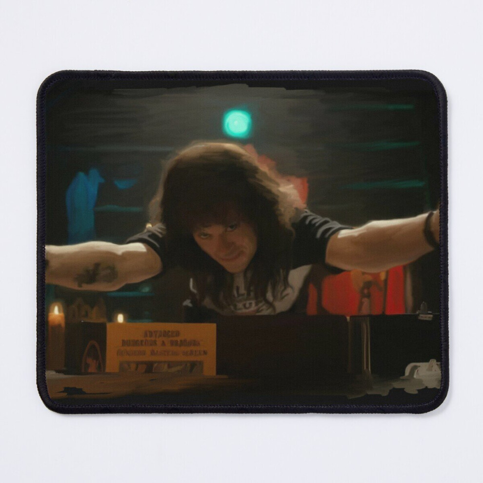 Mouse Pad Eddie Munson Watercolor 11.8 X 9.8 Inch Computer Mat Gaming Office Mousepad 7802738188967