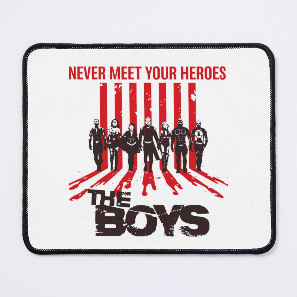 Mouse Pad The Boys Never Meet Your Heroes 11.8 X 9.8 Inch Computer Mat Gaming Office Mousepad 7802738178654