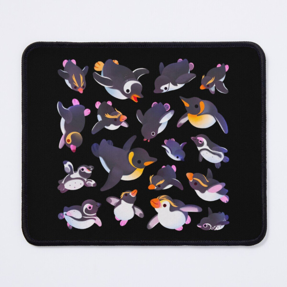 Mouse Pad Penguin Day - Name/ 11.8 X 9.8 Inch Computer Mat Gaming Office Mousepad Dark 7802738198096