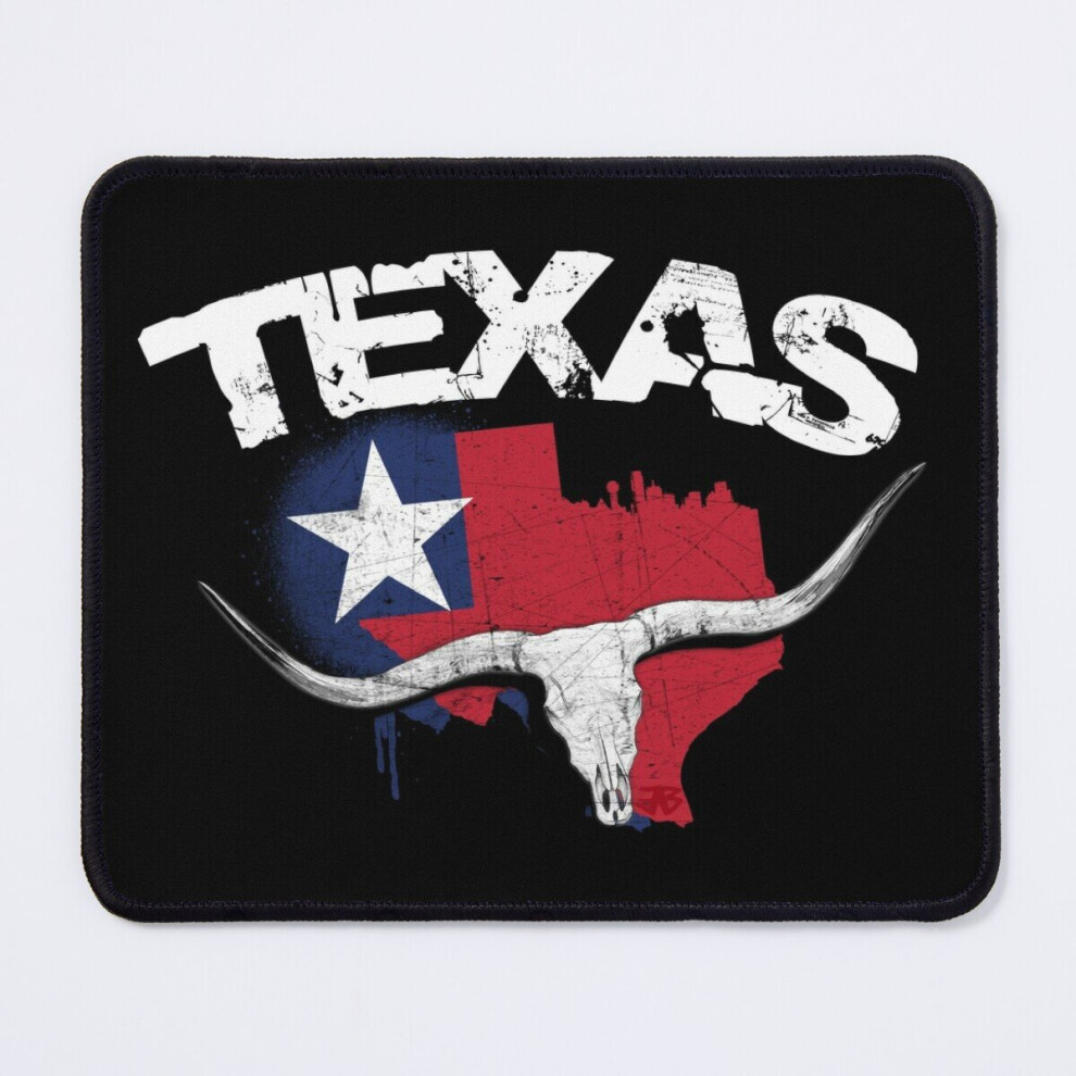 Mouse Pad Texas Flag Map Longhorn Skull 11.8 X 9.8 Inch Computer Mat Gaming Office Mousepad 7802738142518