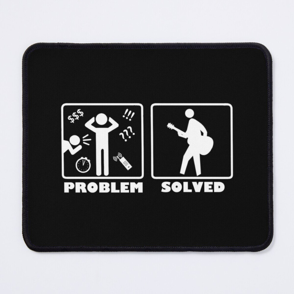 Mouse Pad Problem Solved Guitar 11.8 X 9.8 Inch Computer Mat Gaming Office Mousepad 7802738113266