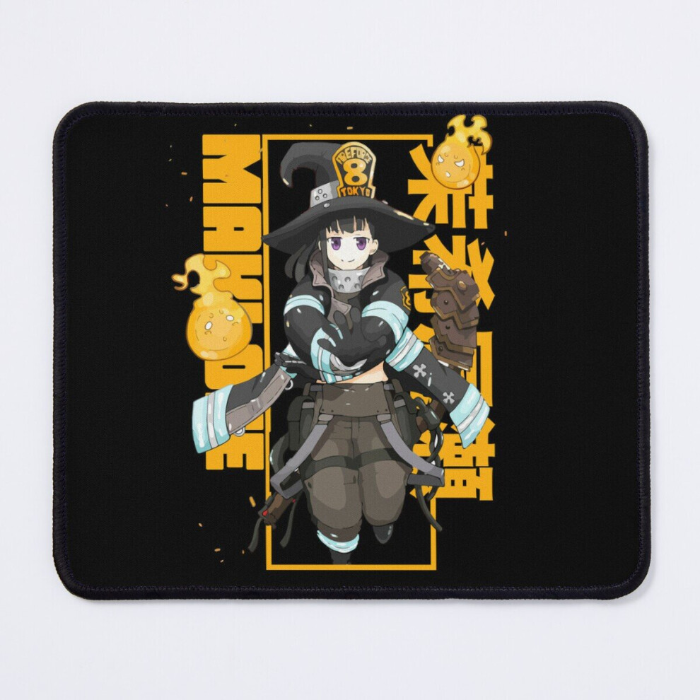Mouse Pad Maki Oze - Fire Force 11.8 X 9.8 Inch Computer Mat Gaming Office Mousepad 7802738181166