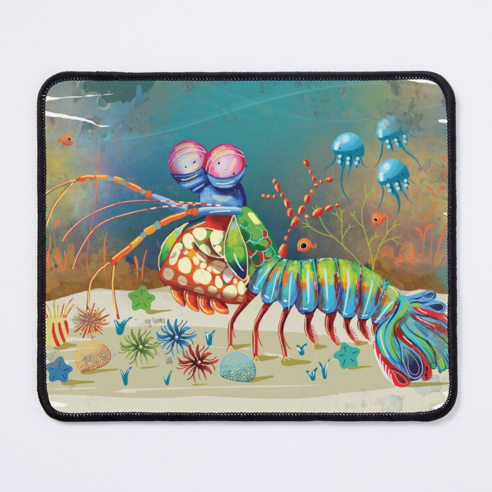 Mouse Pad Peacock Mantis Shrimp 11.8 X 9.8 Inch Computer Mat Gaming Office Mousepad 7802738160789