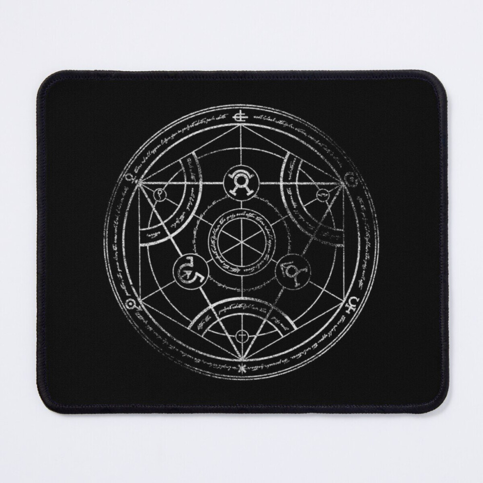 Mouse Pad Human Transmutation Circle - Chalk 11.8 X 9.8 Inch Computer Mat Gaming Office Mousepad 7802738123272