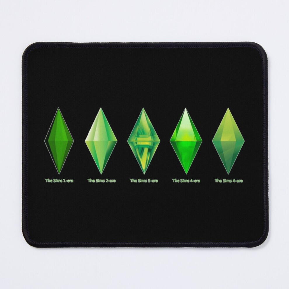 Mouse Pad Plumbob Throughout The Years 11.8 X 9.8 Inch Computer Mat Gaming Office Mousepad 7802738110715