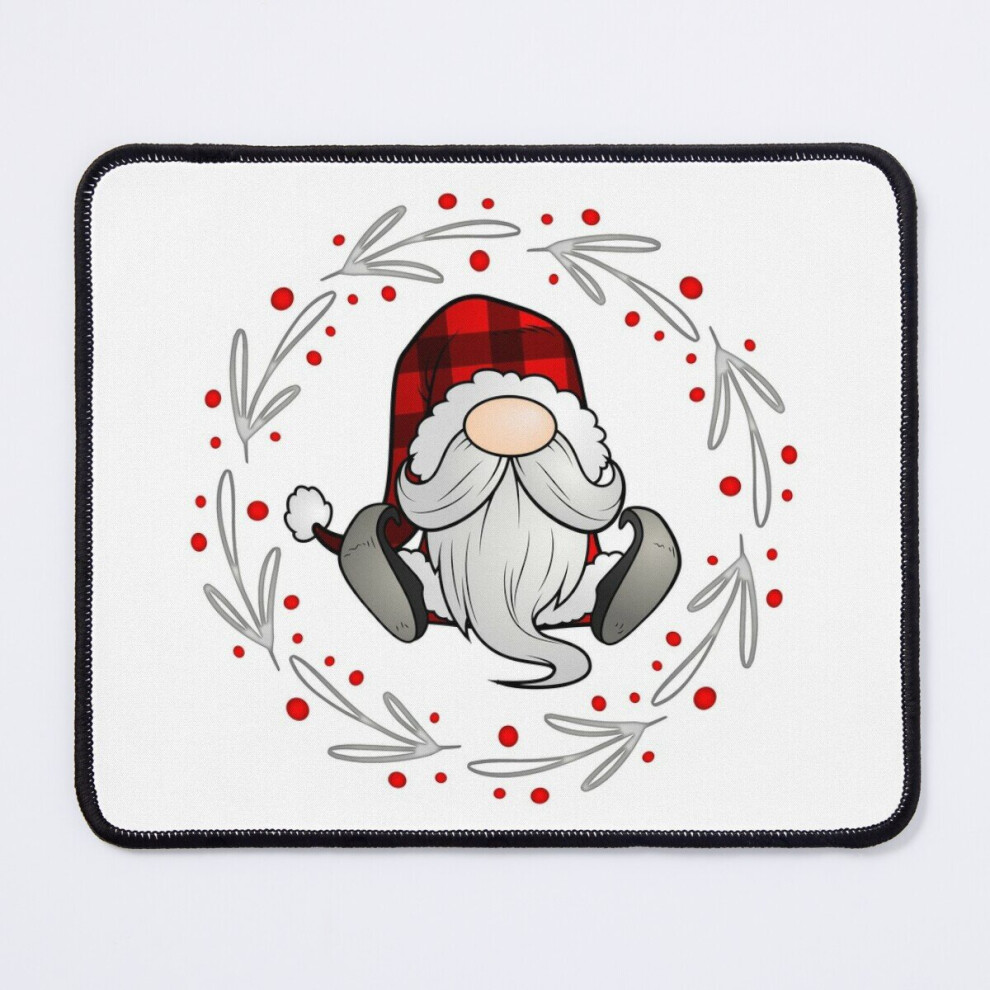 Mouse Pad Merry Christmas Gnome Wreath 11.8 X 9.8 Inch Computer Mat Gaming Office Mousepad 7802738135824
