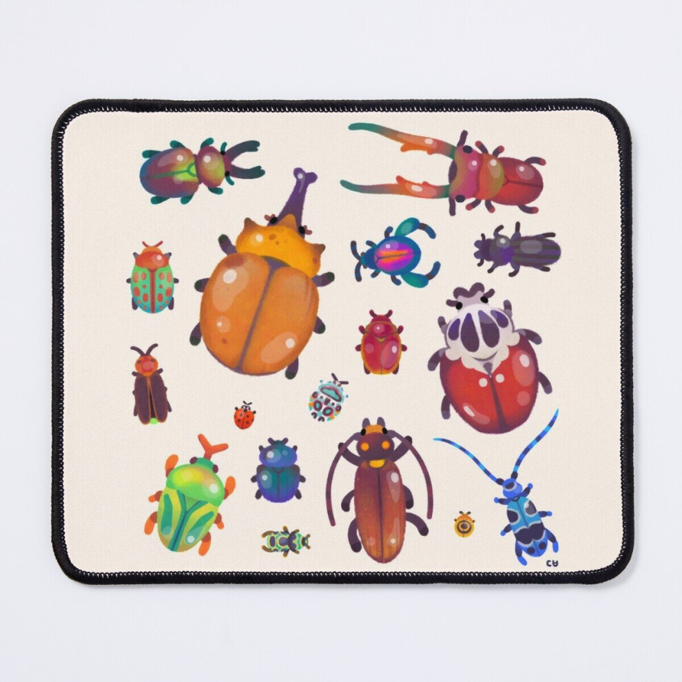Mouse Pad Beetle - Pastel 11.8 X 9.8 Inch Computer Mat Gaming Office Mousepad 7802738166354