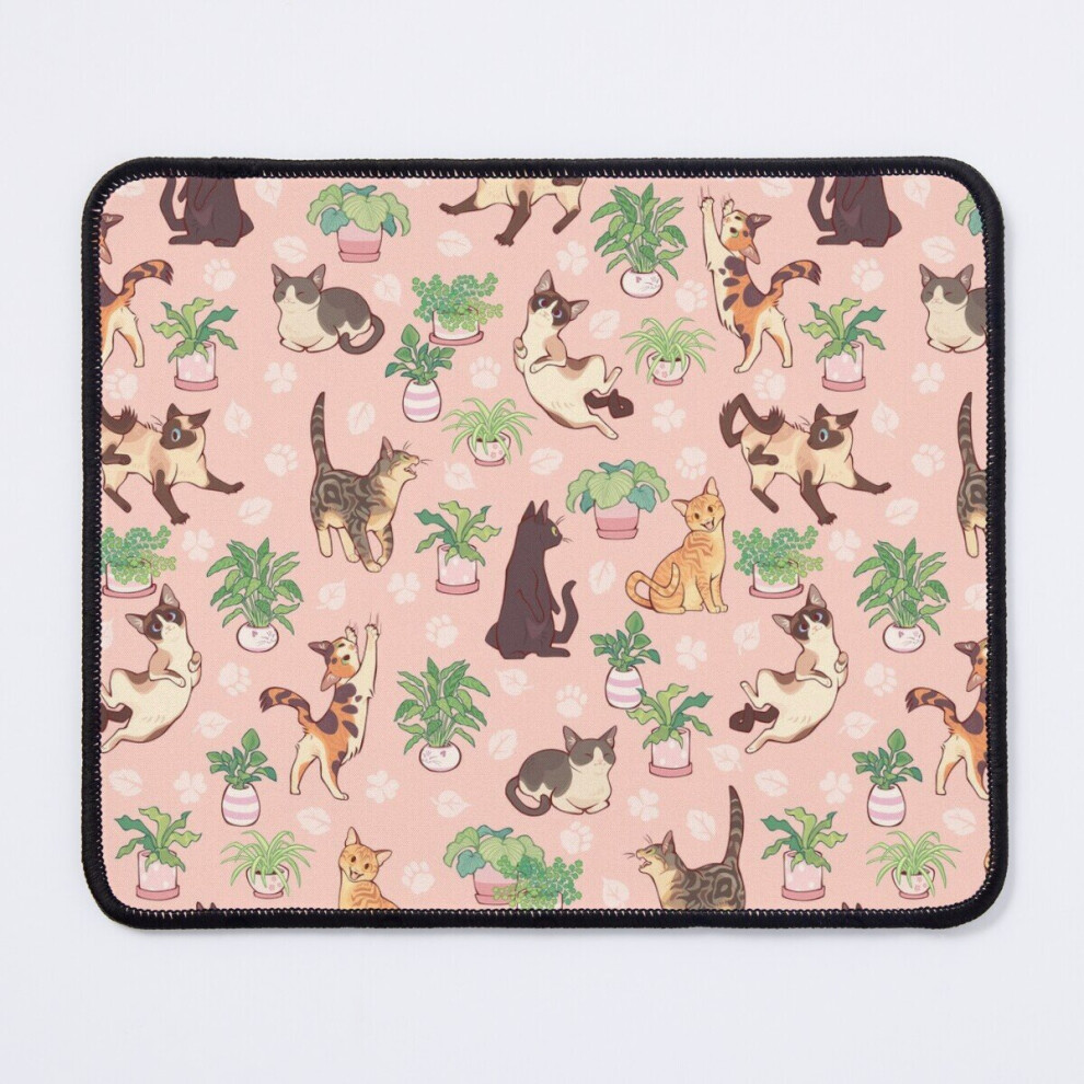 Mouse Pad Cozy Michis In 11.8 X 9.8 Inch Computer Mat Gaming Office Mousepad Pink 7802738120851