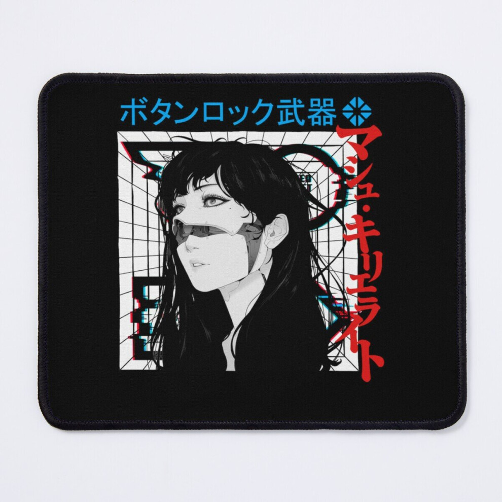 Mouse Pad Cyberpunk Cyborg Girl Vaporwave Urban Style- Limited Edition Perfect Gift 11.8 X 9.8 Inch Computer Mat Gaming Office Mousepad 7802738130843