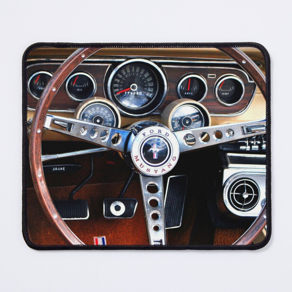 Mouse Pad Ford Mustang Motor Car Interior 11.8 X 9.8 Inch Computer Mat Gaming Office Mousepad 7802738208825