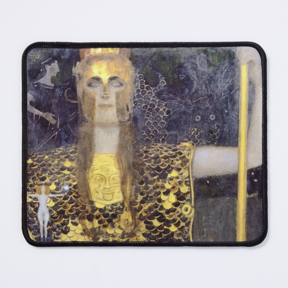 Mouse Pad Gustav Klimt. Pallas Athena. 1898 11.8 X 9.8 Inch Computer Mat Gaming Office Mousepad 7802738187014
