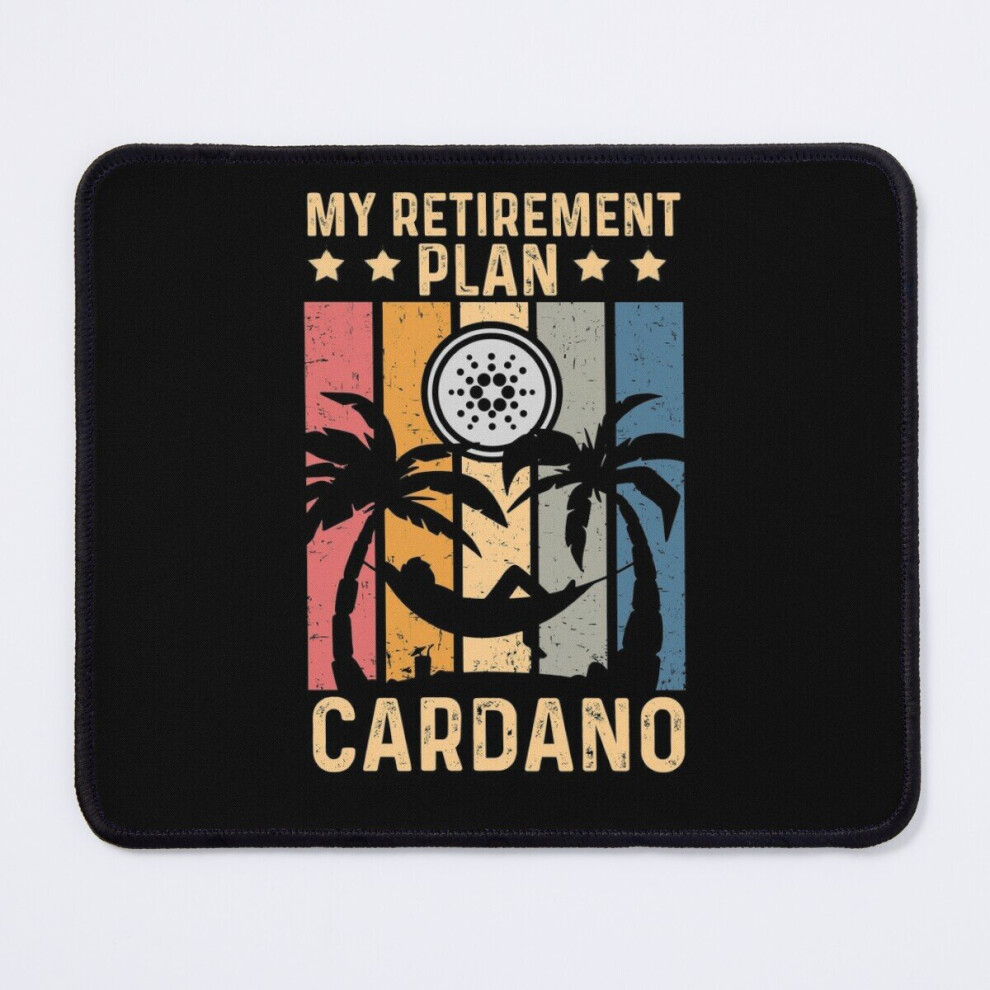 Mouse Pad My Retirement Plan Cardano - Cryptocurrency Traders Gift 11.8 X 9.8 Inch Computer Mat Gaming Office Mousepad 7802738151183
