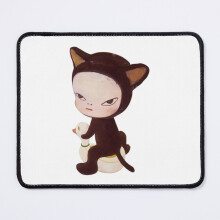 Mouse Pad yoshitomo nara cat 11.8 x 9.8 inch Computer Mat Gaming Office Mousepad