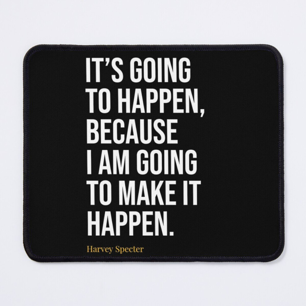 Mouse Pad Harvey Specter Quotes 11.8 X 9.8 Inch Computer Mat Gaming Office Mousepad 7802738147049