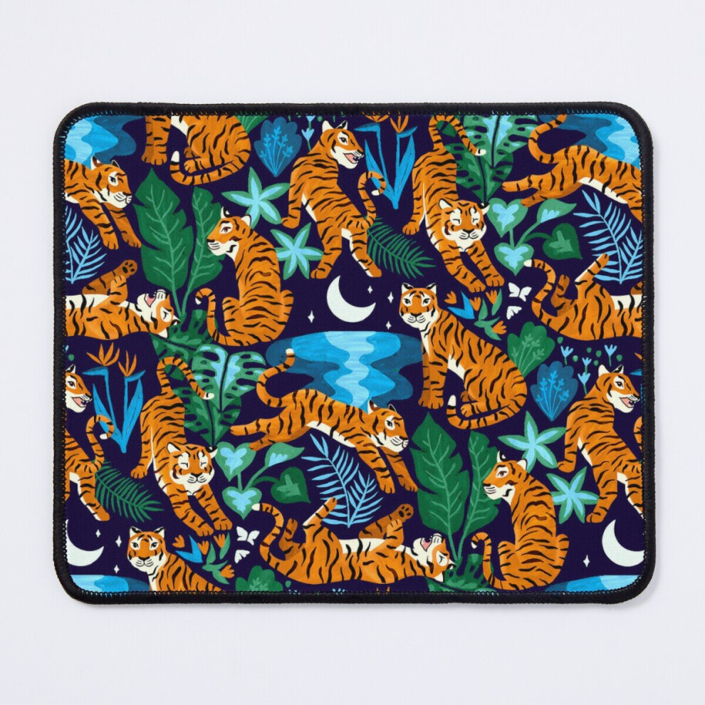 Mouse Pad Year Of The Water Tiger - Lush Jungle 11.8 X 9.8 Inch Computer Mat Gaming Office Mousepad 7802738181586