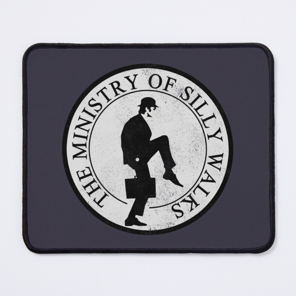 Mouse Pad Ministry Of Silly Walks - Distressed Look 11.8 X 9.8 Inch Computer Mat Gaming Office Mousepad 7802738143034
