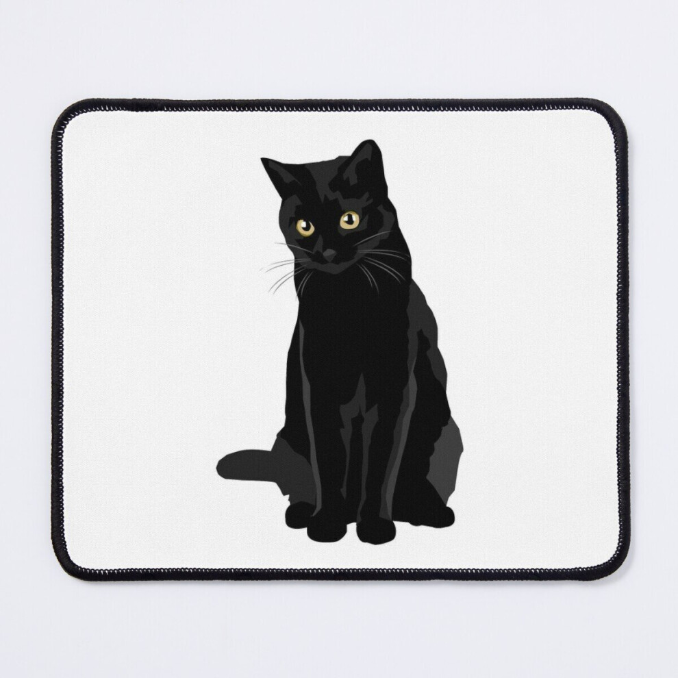Mouse Pad Cat 11.8 X 9.8 Inch Computer Mat Gaming Office Mousepad Black 7802738140064