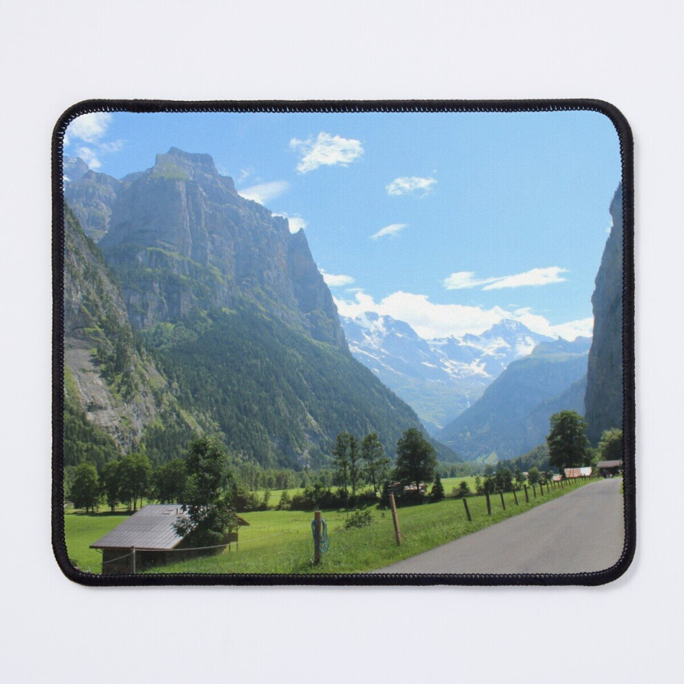 Mouse Pad Beautiful Lauterbrunnen Valley, Switzerland 11.8 X 9.8 Inch Computer Mat Gaming Office Mousepad 7802738195576