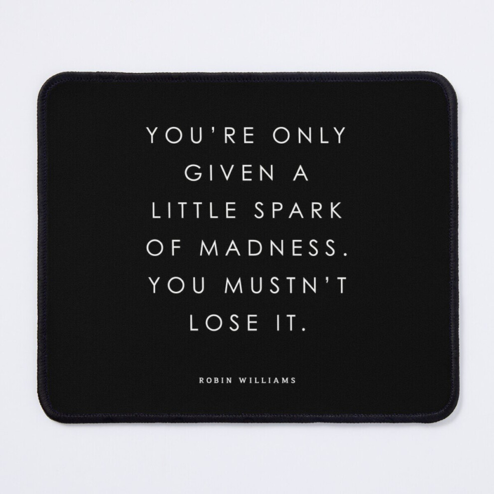 Mouse Pad Spark Of Madness 11.8 X 9.8 Inch Computer Mat Gaming Office Mousepad Black 7802738154733