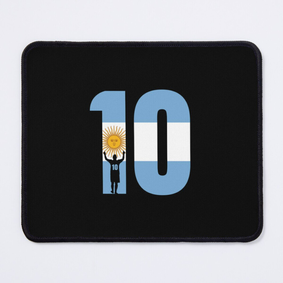 Mouse Pad Lionel Messi 10 Argentina World Champion 11.8 X 9.8 Inch Computer Mat Gaming Office Mousepad 7802738113358
