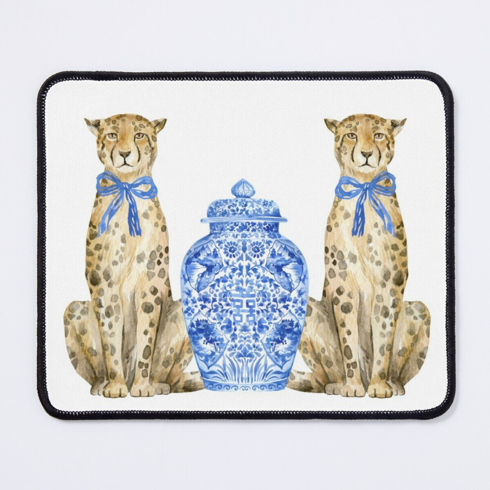 Mouse Pad Stately Leopard Chinoiserie 11.8 X 9.8 Inch Computer Mat Gaming Office Mousepad 7802738149203