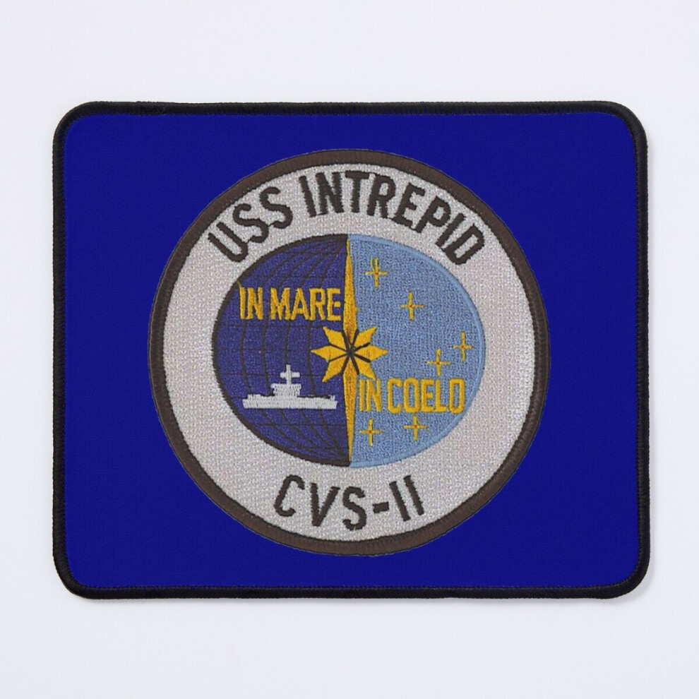 Mouse Pad Uss Intrepid (Cvs-11) Ship's Store 11.8 X 9.8 Inch Computer Mat Gaming Office Mousepad 7802738199468