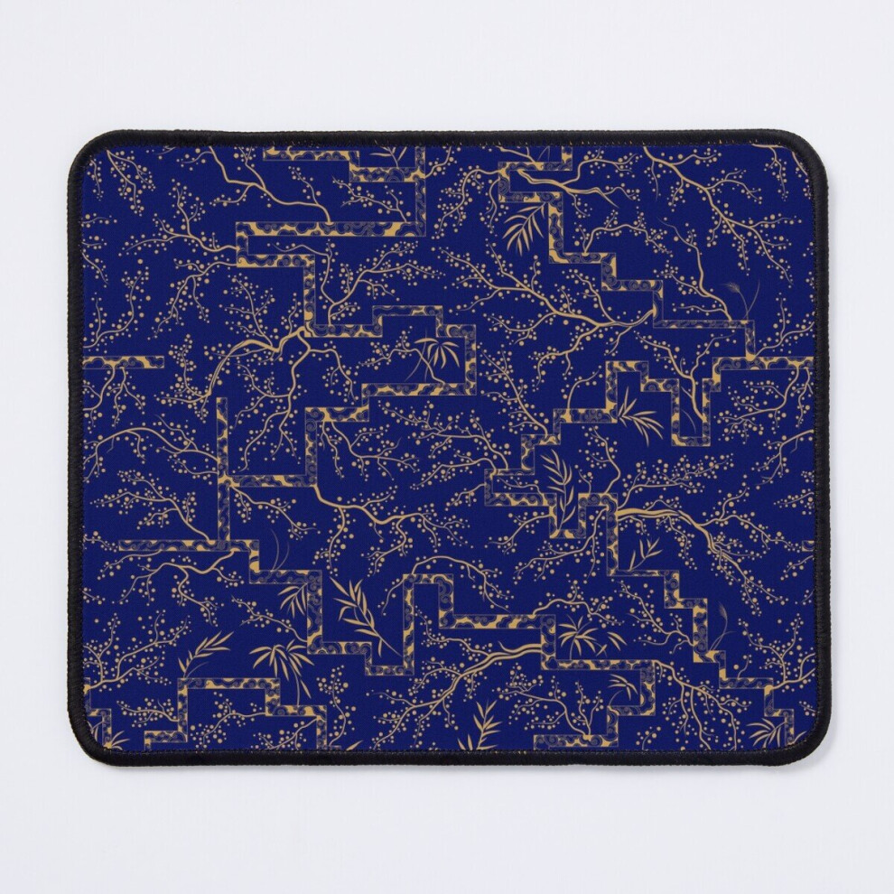 Mouse Pad Sakura Bloom In Royal 11.8 X 9.8 Inch Computer Mat Gaming Office Mousepad Blue 7802738152197