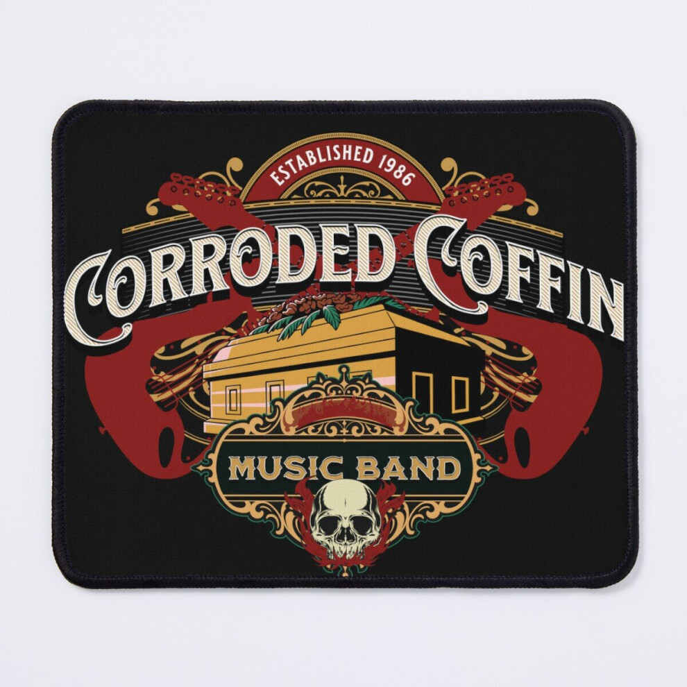 Mouse Pad Corroded Coffin Eddie Munson's Band 11.8 X 9.8 Inch Computer Mat Gaming Office Mousepad 7802738130935
