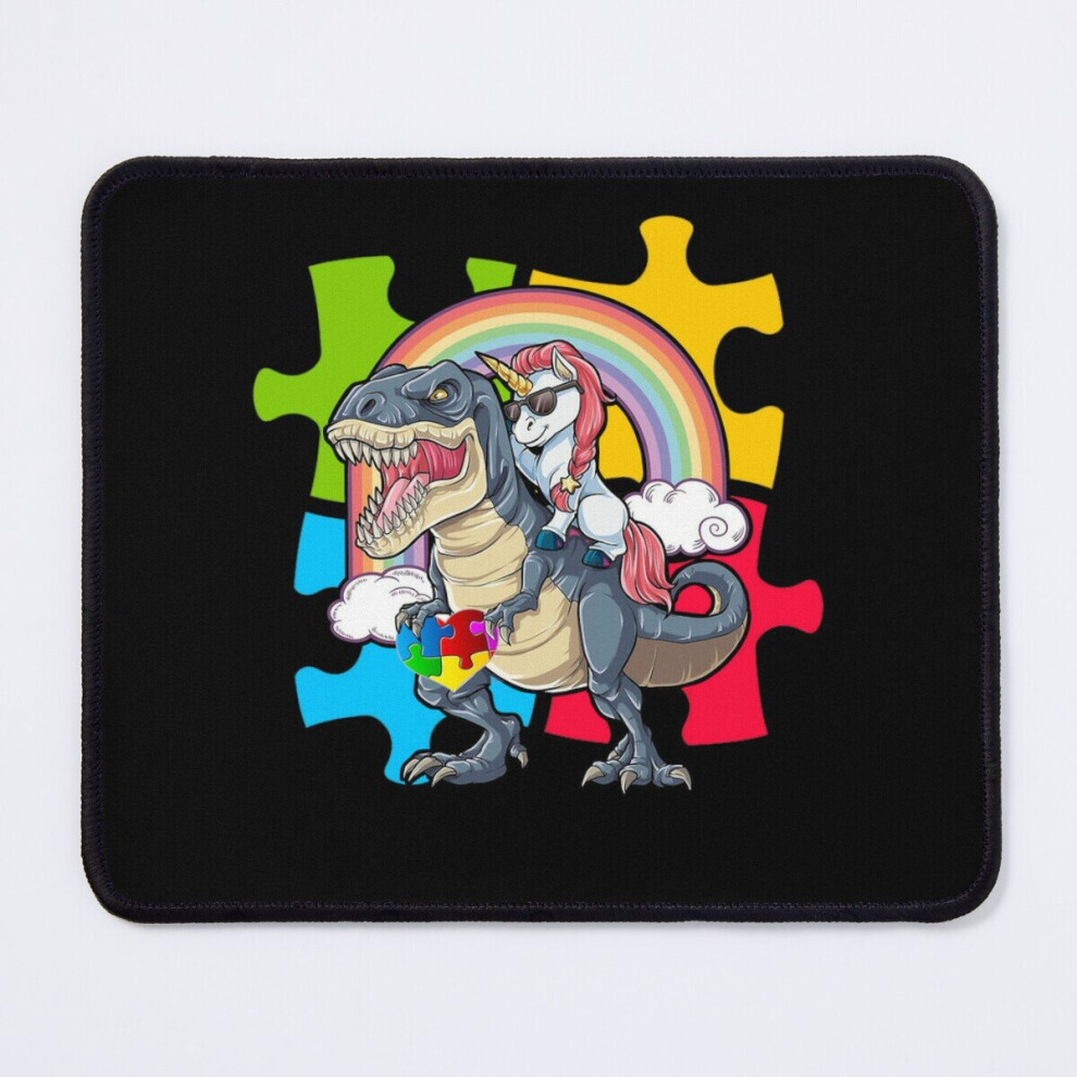 Mouse Pad Unicorn Ride Dinosaur 11.8 X 9.8 Inch Computer Mat Gaming Office Mousepad 7802738206722